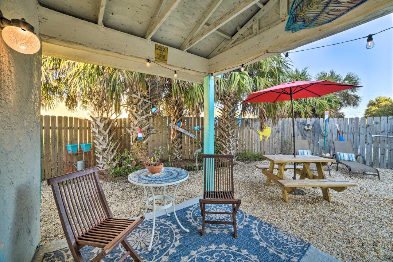 Pcb Studio With Private Patio Steps To Beach! Panama City Beach Esterno foto